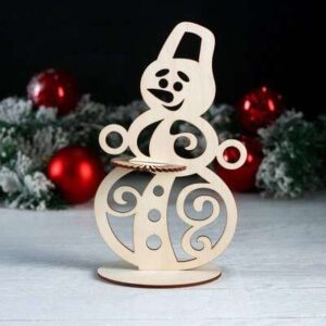 Салфетница "СНЕГОВИК" 24х17х0