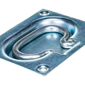 Ручка откидная 100*80 (скрытая) (цинк)