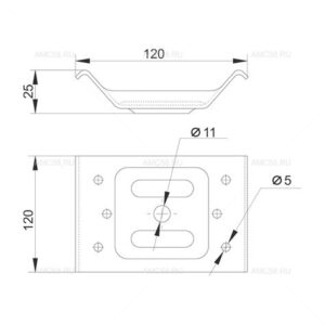Стяжка стола малая (комплект) 060-055