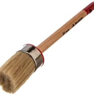 Кисть круглая нат. щетина дер.ручка 35мм 300404
