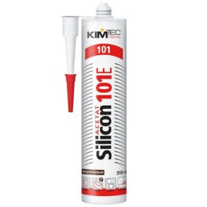 Герметик КIМТЕС силикон коричневый 101Е 310 мл   020146/020135 1259