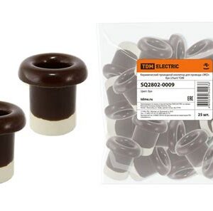 Изолятор керамич.проходной (бук) для провода "Эко" ТДМ