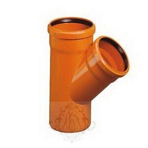 Тройник 160х110*45 КРАСНЫЙ