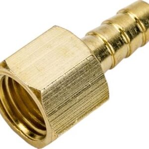 Соединение внутр. резьба 1/4"х елочка 8 мм латунь ЭКО (AВ-FT14/Е08)