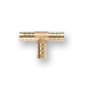 Соединение елочка 10мм Т-образное соединение латунь ЭКО (AВ-Т-Е10