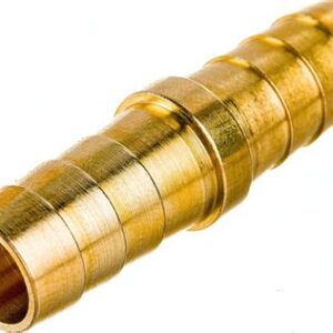 Соединение елочка 12мм двухсторонняя латунь ЭКО (AВ-Е12/Е12