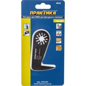 Насадка для МФИ 28 мм по дереву L-образная мелк/зуб HCS /ПРАКТИКА 918-337