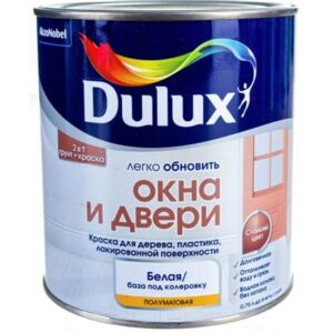 Краска DULUX Окна и двери  База BW  0