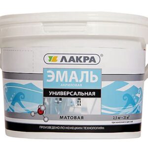 Эмаль акриловая БЕЛАЯ п/гл. универсал. 0