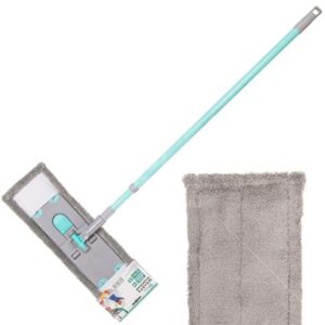 Швабра плоск. 43х14см ТИФФАНИ ( микроф)  130 см телеск. (в асс.)322162