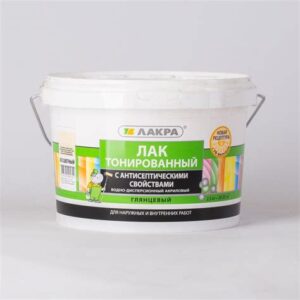 Лак в/д тонированный Бесцв. 2