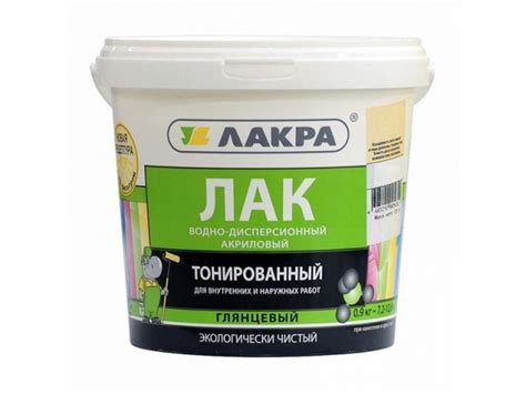 Лак в/д тонированный ДУБ 0