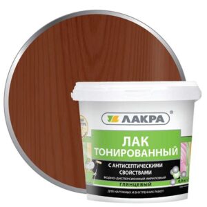 Лак в/д тонированный МАХАГОН 0