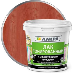 Лак в/д тонированный РЯБИНА 0