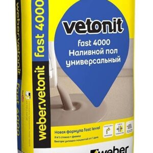 Наливной пол Ветонит фаст 4000 20кг