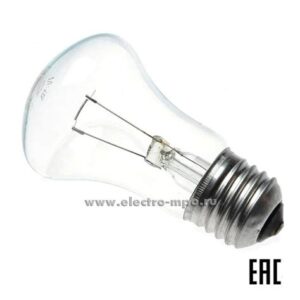 Лампа накаливания МО 60Вт Е27 12В КЭЛЗ 8106002 48985