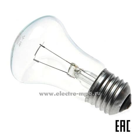 Лампа накаливания МО 60Вт Е27 12В КЭЛЗ 8106002 48985