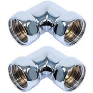 Уголок д/полотенцесушителя 1"х1" ВР гайка-гайка (пара)