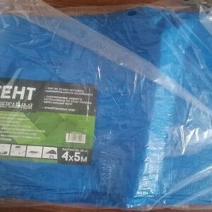 Спорт тент универс. 400*500см ТР-60-4-5-BL плот.60г/2м2