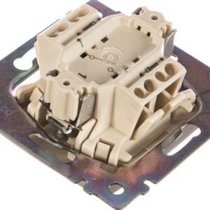 Механизм выкл. 1-кл. СП Valena 10A IP31 алюм. Led 770101