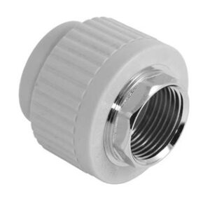 Муфта комб. с/вн.резьбой 40х11/2" под ключ белая       554480