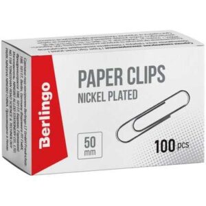 Скрепки  никелиров. 50мм