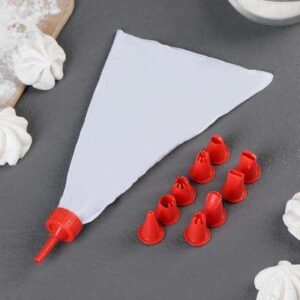 Мешок кондитерский "ПОМОЩНИК" 10 насадок 743635