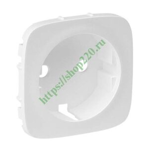 Панель лицевая Valena Allure для розетки 2К+3 бел. Leg 755205