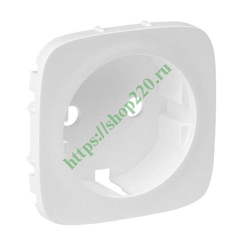 Панель лицевая Valena Allure для розетки 2К+3 бел. Leg 755205