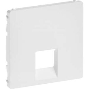 Панель лицевая Valena Life для 1-м телеф./информацион. розеток бел. Leg 755410