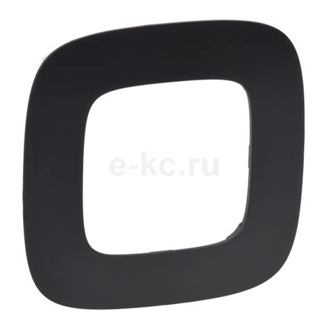 Рамка 1-м Valena Allure универс. мат. черн. Leg 754401