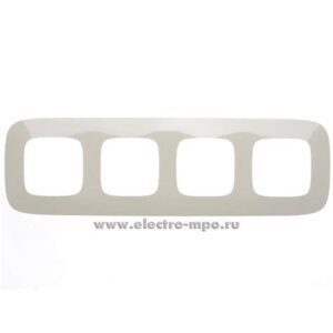 Рамка 4-м Valena Allure универс. сл.кость  Leg 754314