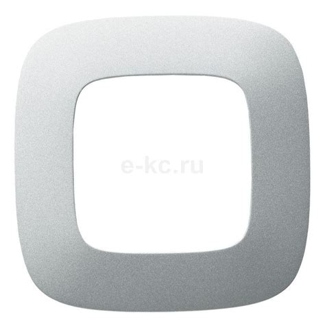 Рамка 1-м Valena Allure универс. алюм. Leg 754391