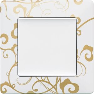 Рамка 1-м Valena Life универс. ампир бел. Leg 754101