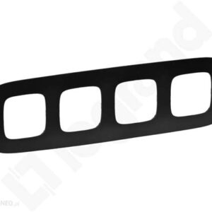 Рамка 4-м Valena Allure универс.мат. черн.  Leg 754404