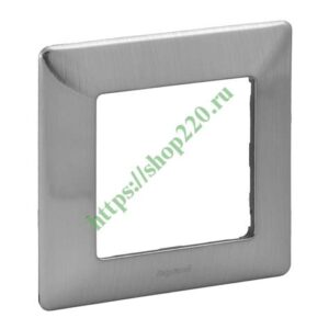 Рамка 1-м Valena Life универс.сталь Leg 754151