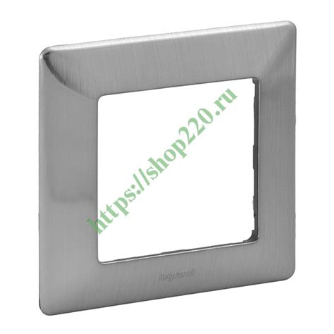 Рамка 1-м Valena Life универс.сталь Leg 754151