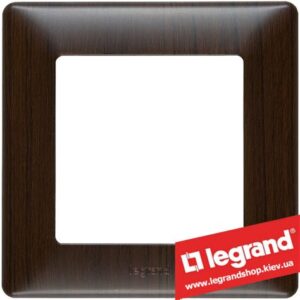 Рамка 1-м Valena Life универс.темн. дерево Leg 754171