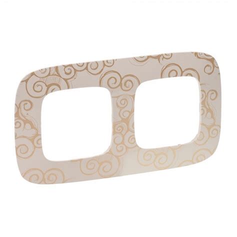 Рамка 2-м Valena Allure универс.нарцисс золото Leg 754352