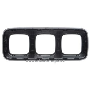 Рамка 3-м Valena Allure универс. мат. черн.  Leg 754403