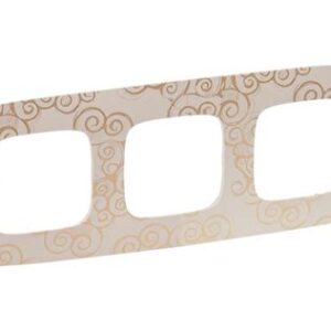 Рамка 3-м Valena Allure универс. нарцисс золото  Leg 754353