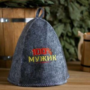 Шапка банная с вышивкой (в ассорт.) 2822342