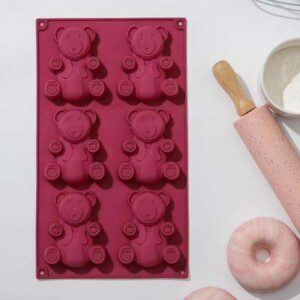 Форма д/выпечки "МИШКА" 6 ячеек 549328