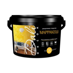 Штукатурка декор. "DALI -DECOR" МАРРАКЕШ 3кг Рогнеда