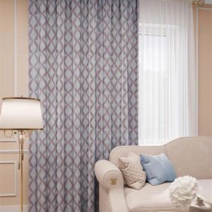 Портьера МАРСЕЛЬ 150х260 голубой ГП