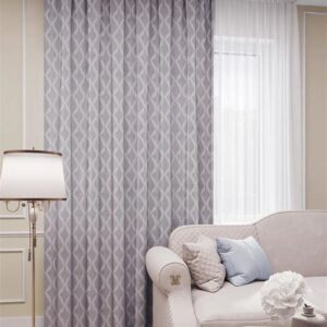 Портьера МАРСЕЛЬ 150х260 серый ГП