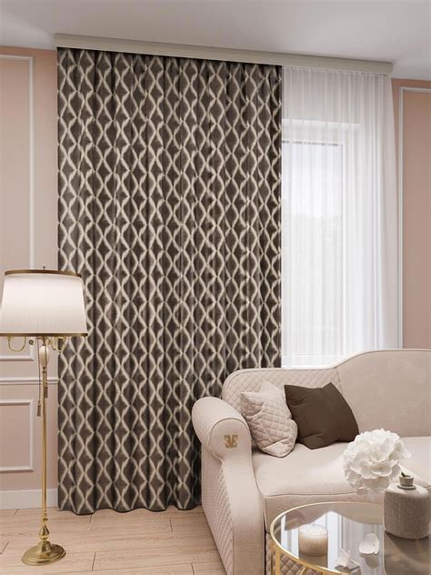 Портьера МАРСЕЛЬ 150х260 шоколад ГП