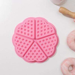Форма д/выпечки "Вафля. Сердце". D=18cм 5 яч. 1057109