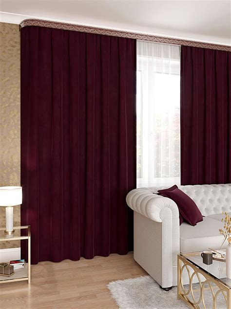 Портьера КАНВАС 150х260 Марсала ГП