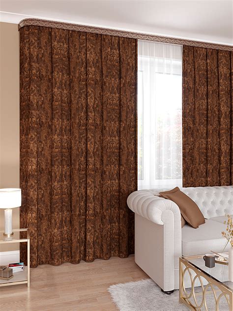 Портьера ЛУВР 170х260 Коричневый ГП